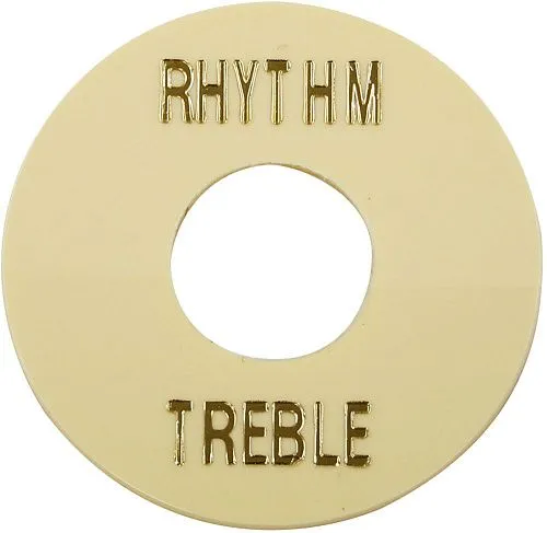 Hosco LP-SW-I Накладка под переключатель Treble/Rhythm, кремовая.