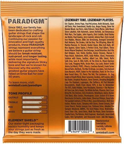 Ernie Ball 2022 Paradigm (9-46) Комплект струн для электрогитары.